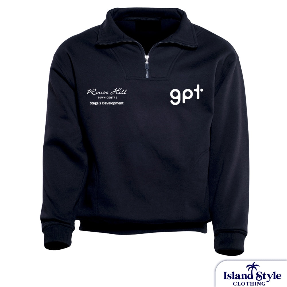 The GPT Group - Custom Black Quarter Zip Jumpers