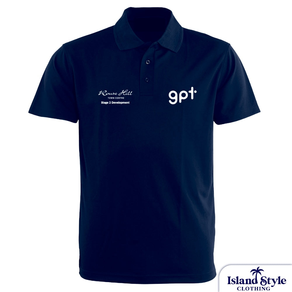 The GPT Group - Custom Navy Breezeway Polo Shirts