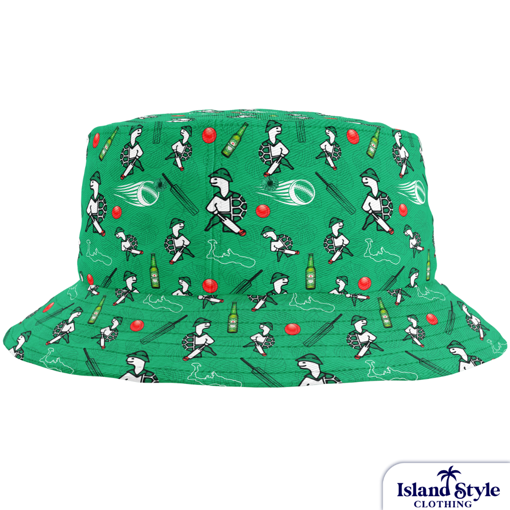 We made Custom Bucket Hats and Shorts for Village Greenies Cricket Club in the Cayman Islands