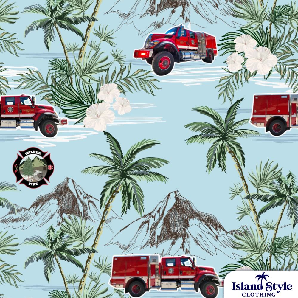 Walker Fire Department – Custom Tropical-Themed Shirts