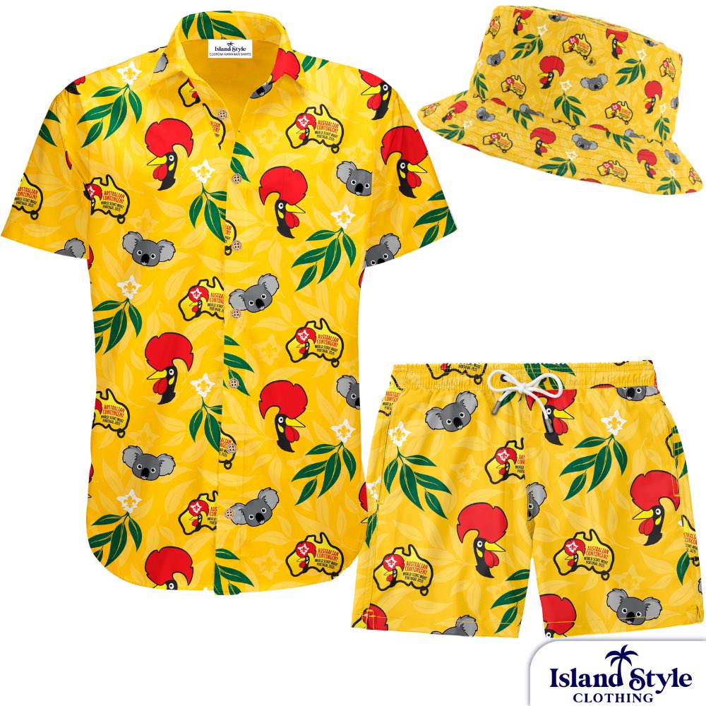 World Scout Moot 2025 – Australian Contingent Custom Shirts, Shorts & Hats
