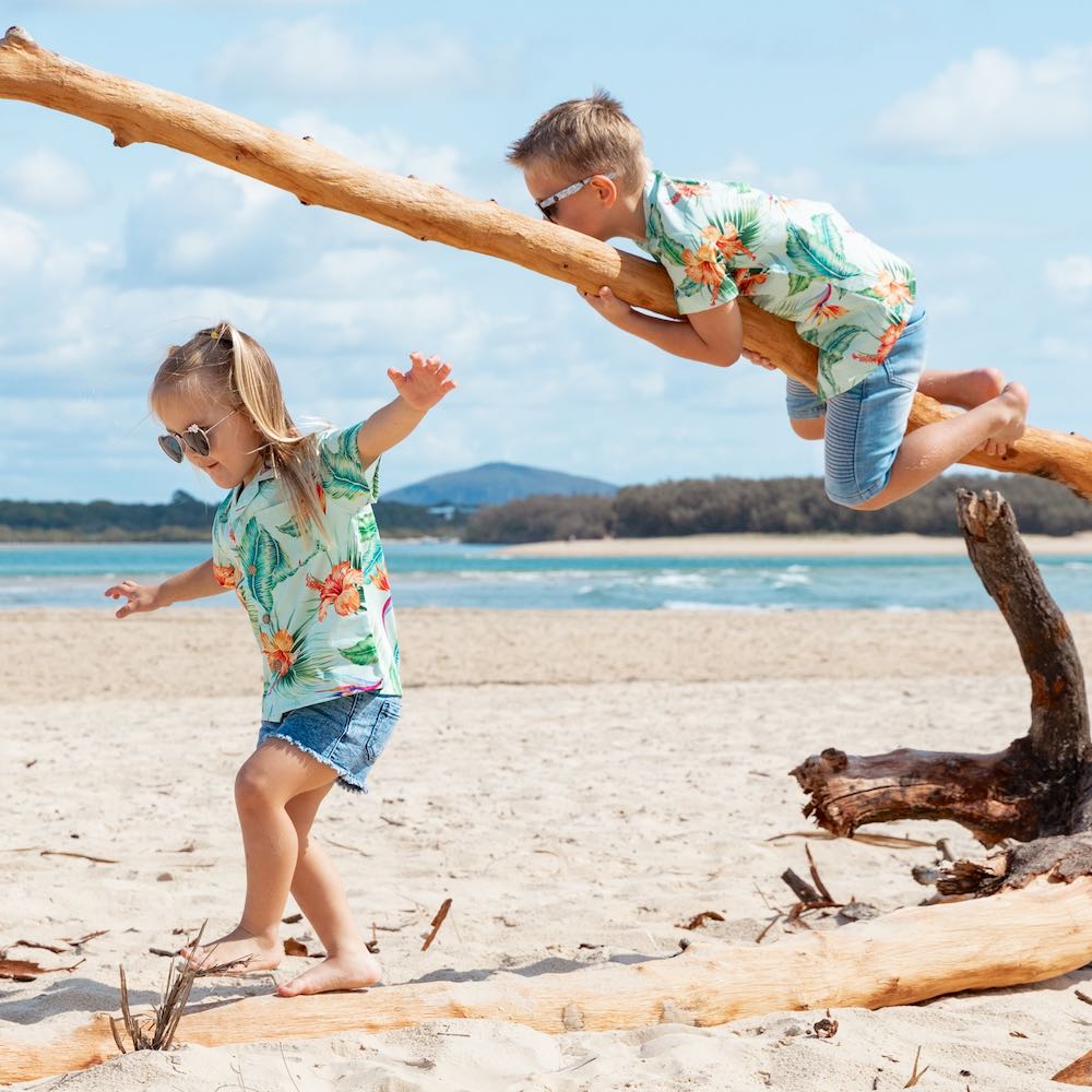 Treat your little one to some summertime fun with the Green Paradise - Kids Unisex Hawaiian Shirt. Made with 100% cotton and totally tropical print, it’s the perfect way to send them off for cruises and casual adventures.  Plus, you can even coordinate the whole fam with matching items! Aloha, summertime! View the Paradise Collection. 