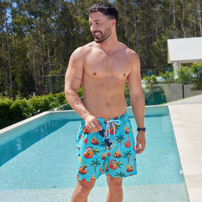 When you hit the pool for yuletide cheer, your outfit is as important as your routine! Stand out from the crowd with these recycled, Christmas-themed swim shorts. Get ready to make a splash and make memories!  Level up the look and add the matching Shirt or a matching Unisex Shirt for her.  View the Christmas Collection. 