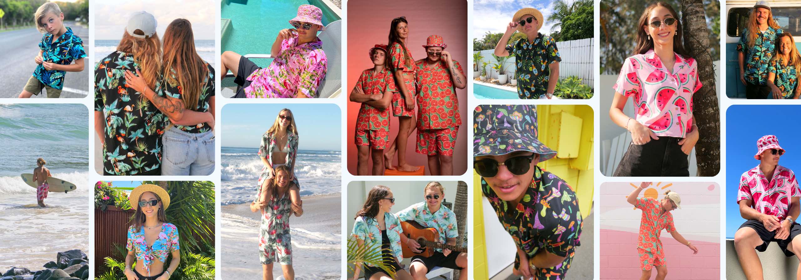 collaborations hawaiian shirts australia party festival apparel island style clothing