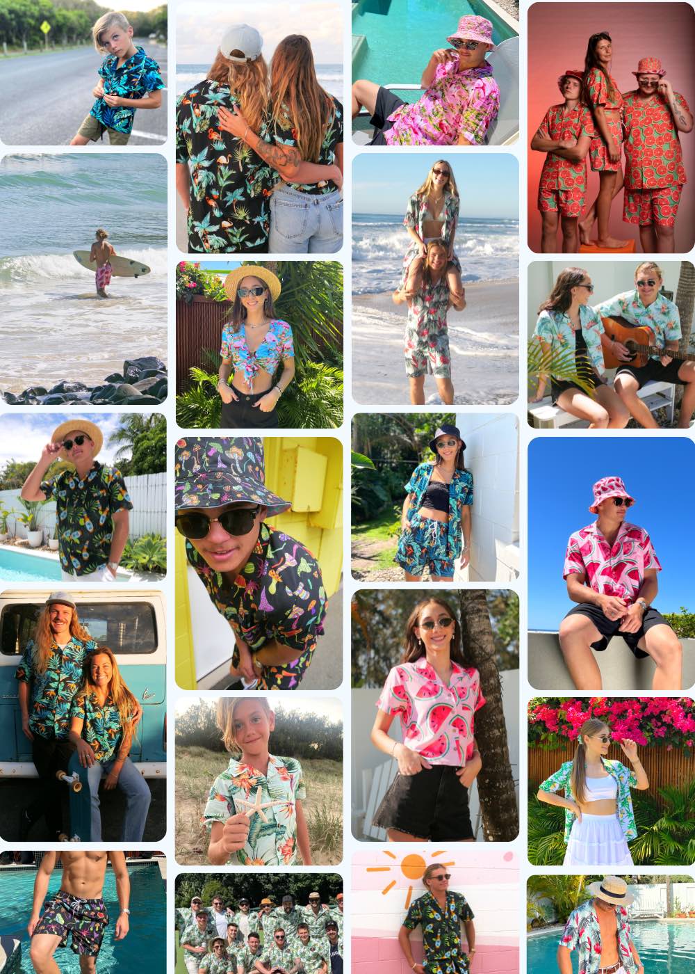collaborations hawaiian shirts australia party festival apparel island style clothing