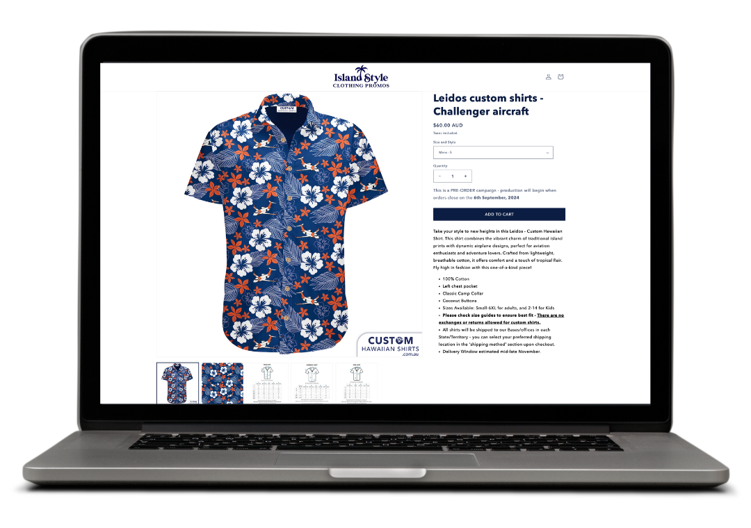 photo mockup of pre order campaign on laptop