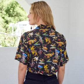 Wear this Down Under Shirt like a second skin. Cutting-edge style as indelible as tattoo ink and showcasing Australia's unique living landscape. Look deadlier than the local fauna and lay siege to lame with this relaxed Aussie attire.   We do things a little differently in the Southern Hemisphere - and we do them bloody well, thanks mate. Shop the Down Under Collection. 