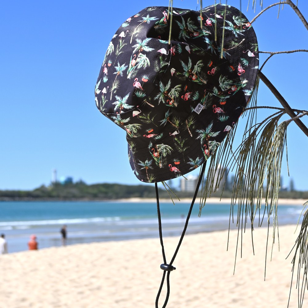 The perfect way to polish off your show-stopping Festival 'fit. Our reversible bucket hats provide maximum value with two stylish designs in one item, including our Flamingo Nights and Jungle Fever prints.