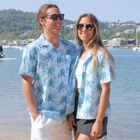 True Blue. For him and you. Coordinate with your Casanova..cue the jealous looks with this matching set. This breathable and lightweight cotton material makes them perfect for wearing in the hot summer months and for Staff Uniforms! A popular choice for Conferences and Corporate events.