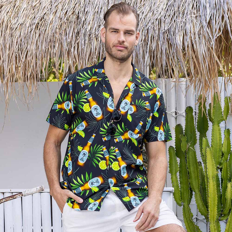 Genuine Hawaiian Shirts For Men Mens Cotton Beach Hawaiian Shirt