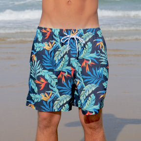 Get your wild side on with Jungle Fever - Stretch Swim Shorts! From the 4-way-stretch fabric printed with lush green tropical leaves to the perfect fit for summer, swimming and cruisewear, you'll be ready to hit the beach like a champ!