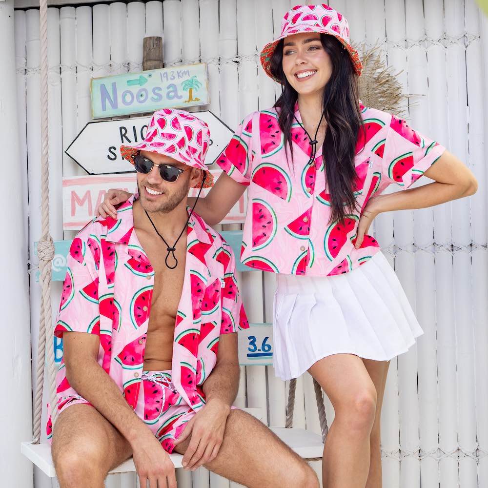 Make a statement and shake up the party with this eye-catching festival shirt! Stylish and comfortable, it's made with 4-way stretch material to give you the ultimate freedom of movement - perfect for the dance floor or stage. Don't miss out on the chance to show off your melon-tastic style!