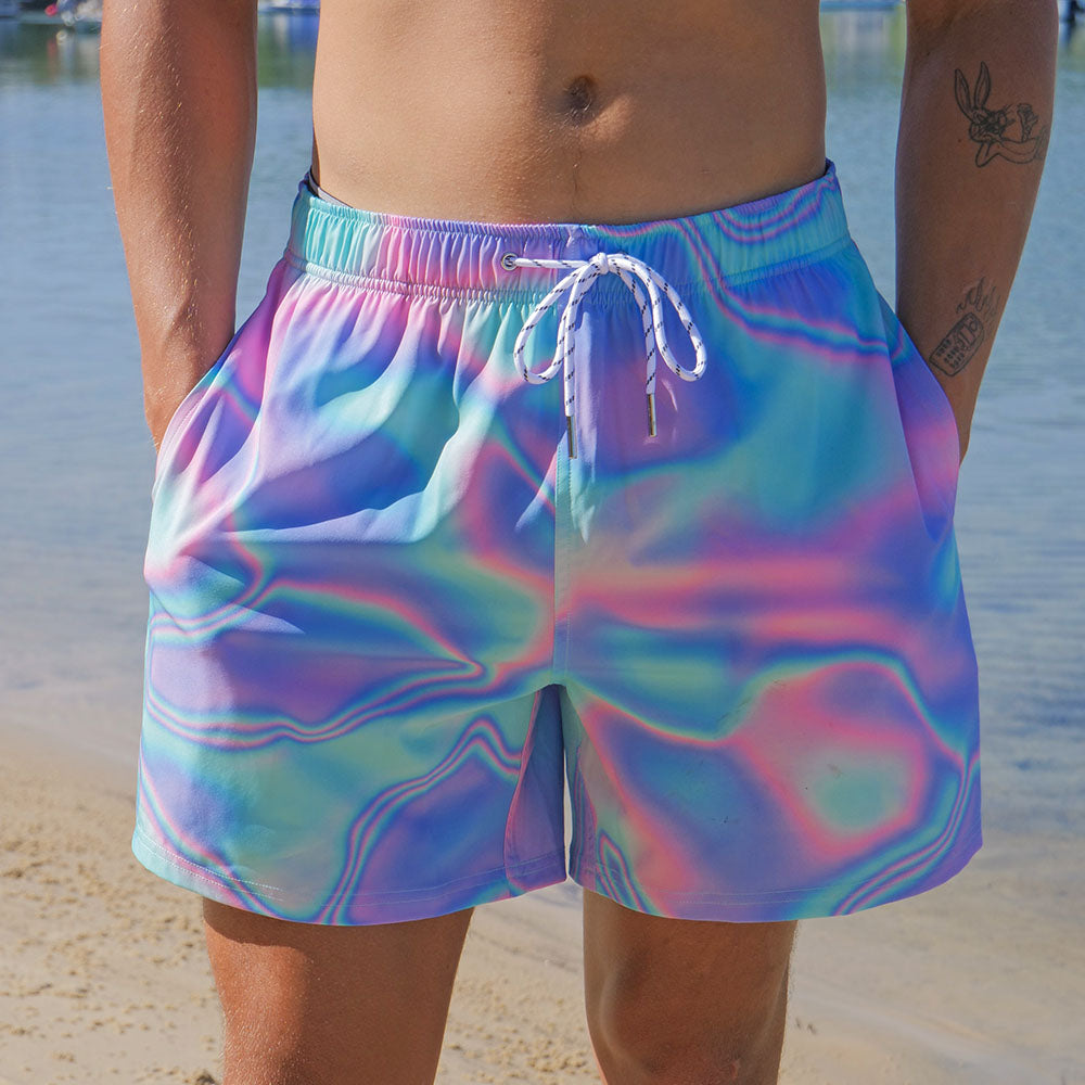 These Swim Shorts offer a perfect combination of comfort and freedom of movement. With their stretchy fabric and adjustable waistband, these shorts provide a snug fit to ensure a secure and comfortable fit. Enjoy a day of fun in the sun with these durable and stylish swim shorts.