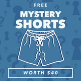 Who doesn't love free shorts? Be daring, choose your size, and we will surprise you with a pair in a vibrant, tropical pattern, to ensure you always arrive best dressed. Summer done right.Who doesn't love free shorts? Be daring, choose your size, and we will surprise you with a pair in a vibrant, tropical pattern, to ensure you always arrive best dressed. Summer done right.