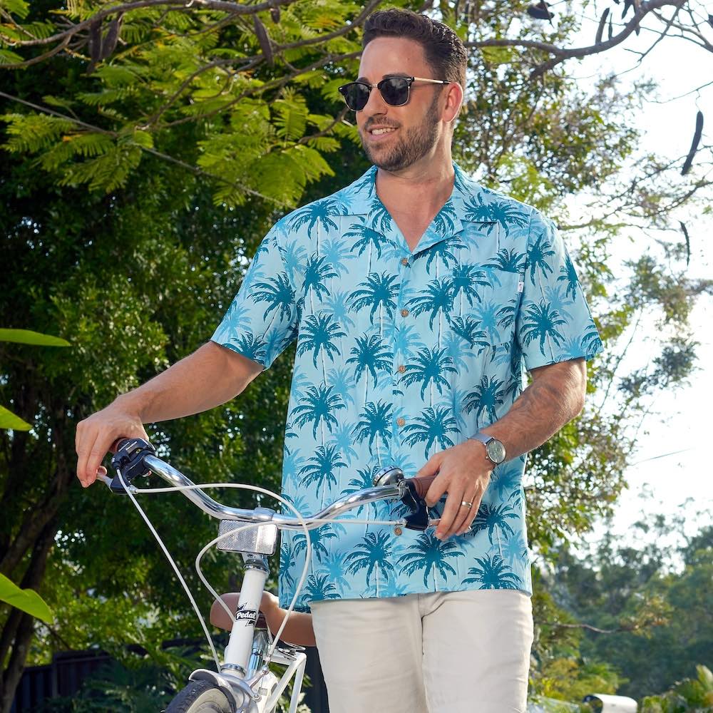 Island Blues - Mens Hawaiian Shirt
