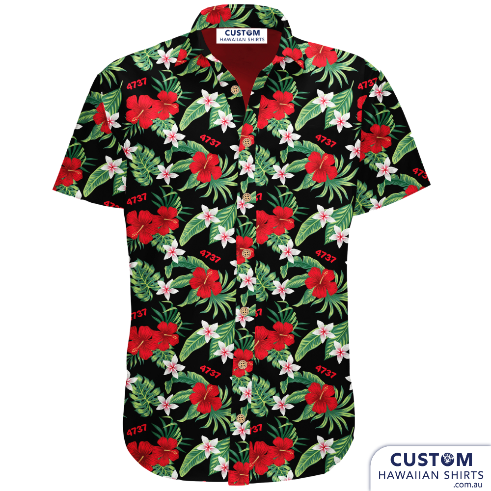 This newXpress in Sarina got some new quirky and playful custom shirts for staff uniforms. A shirt with a black base, leave flowers and their post code.