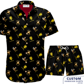 An inclusive style solution for an inclusive sport - whether your game is womens, mens or junior footy, we can help you bring the club together with matching clobber. Hornsby Rugby Club 'Busted Lions'. Customised Uniforms  