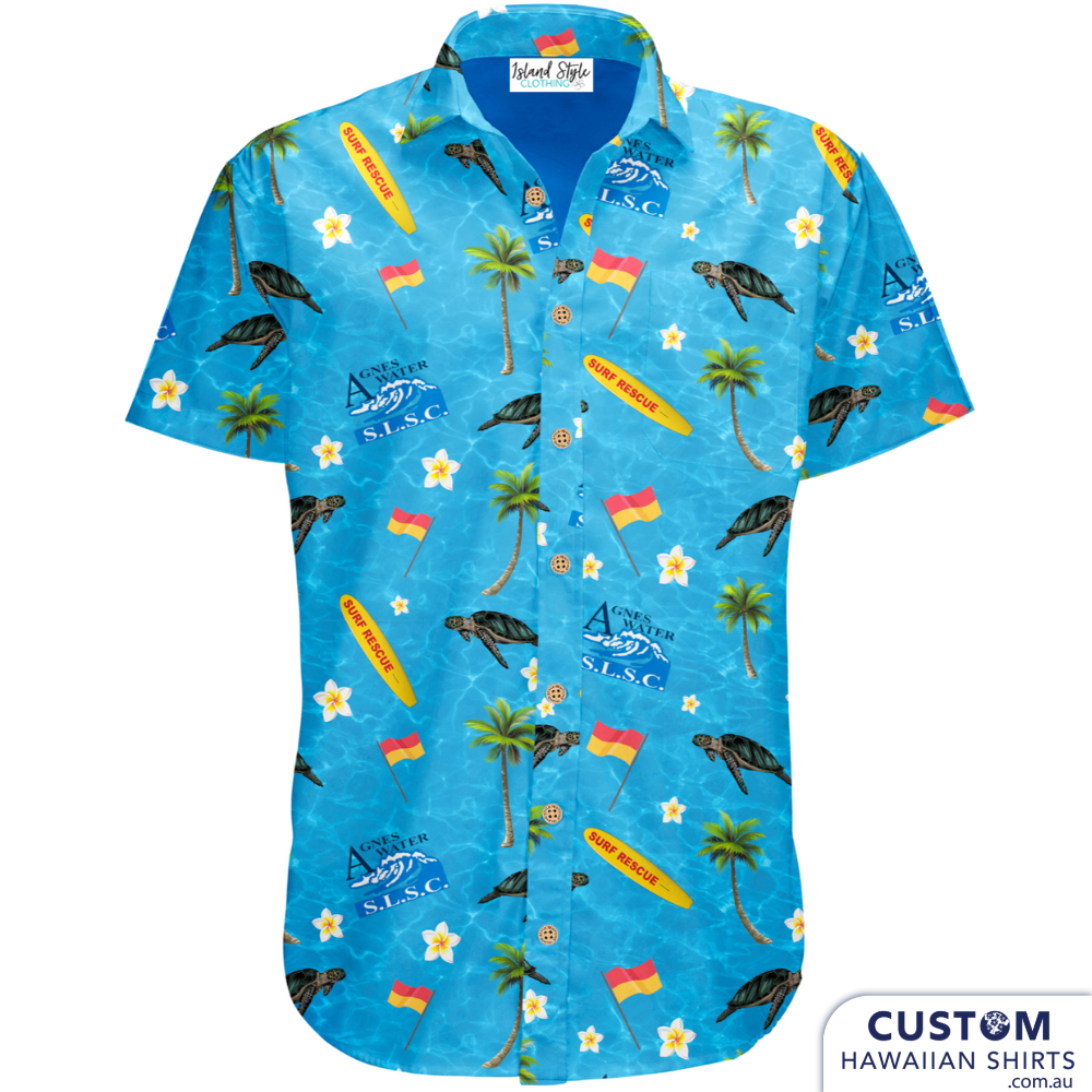 blue surf club shirt