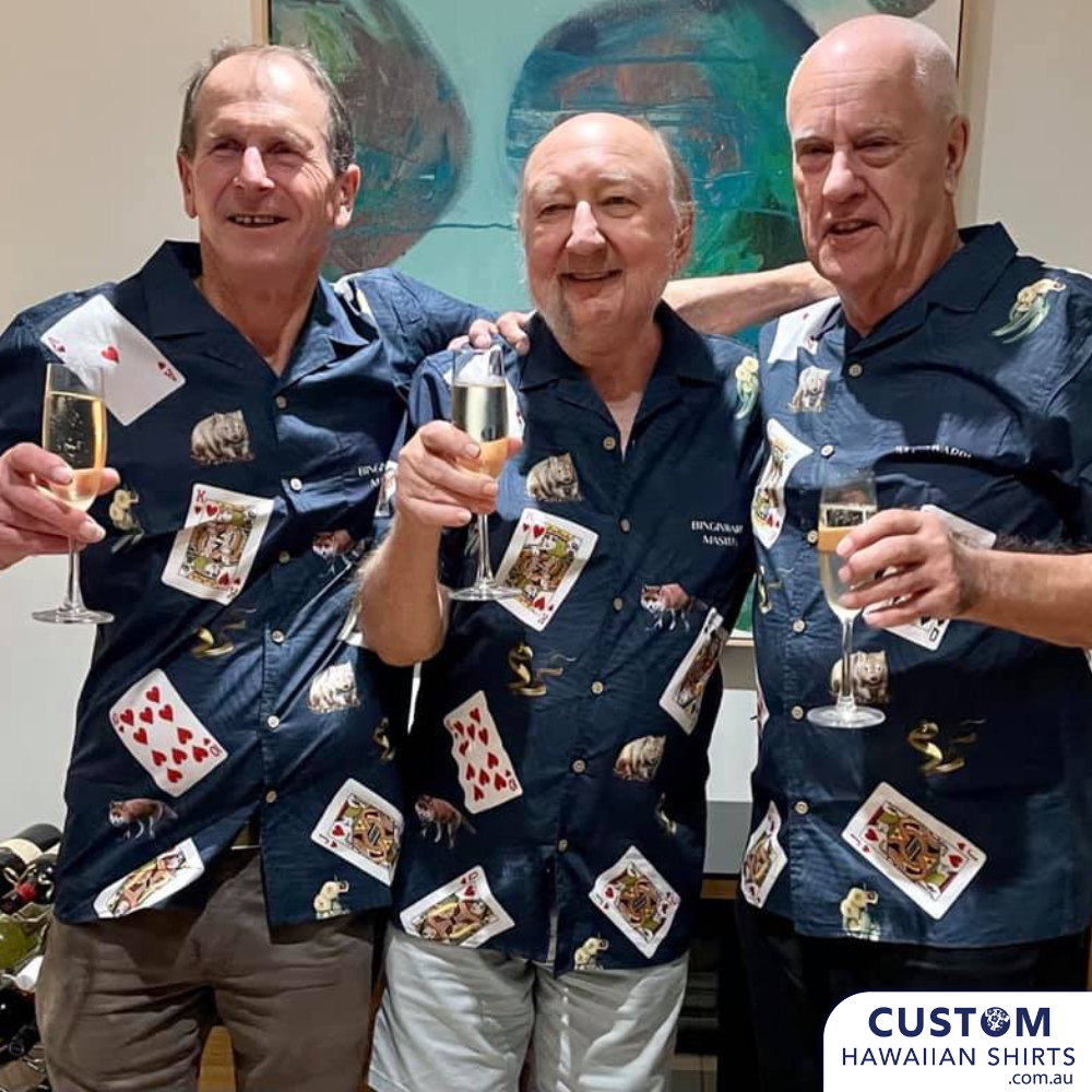 Binginwarri Masters - Custom Hawaiian Card Club Shirts