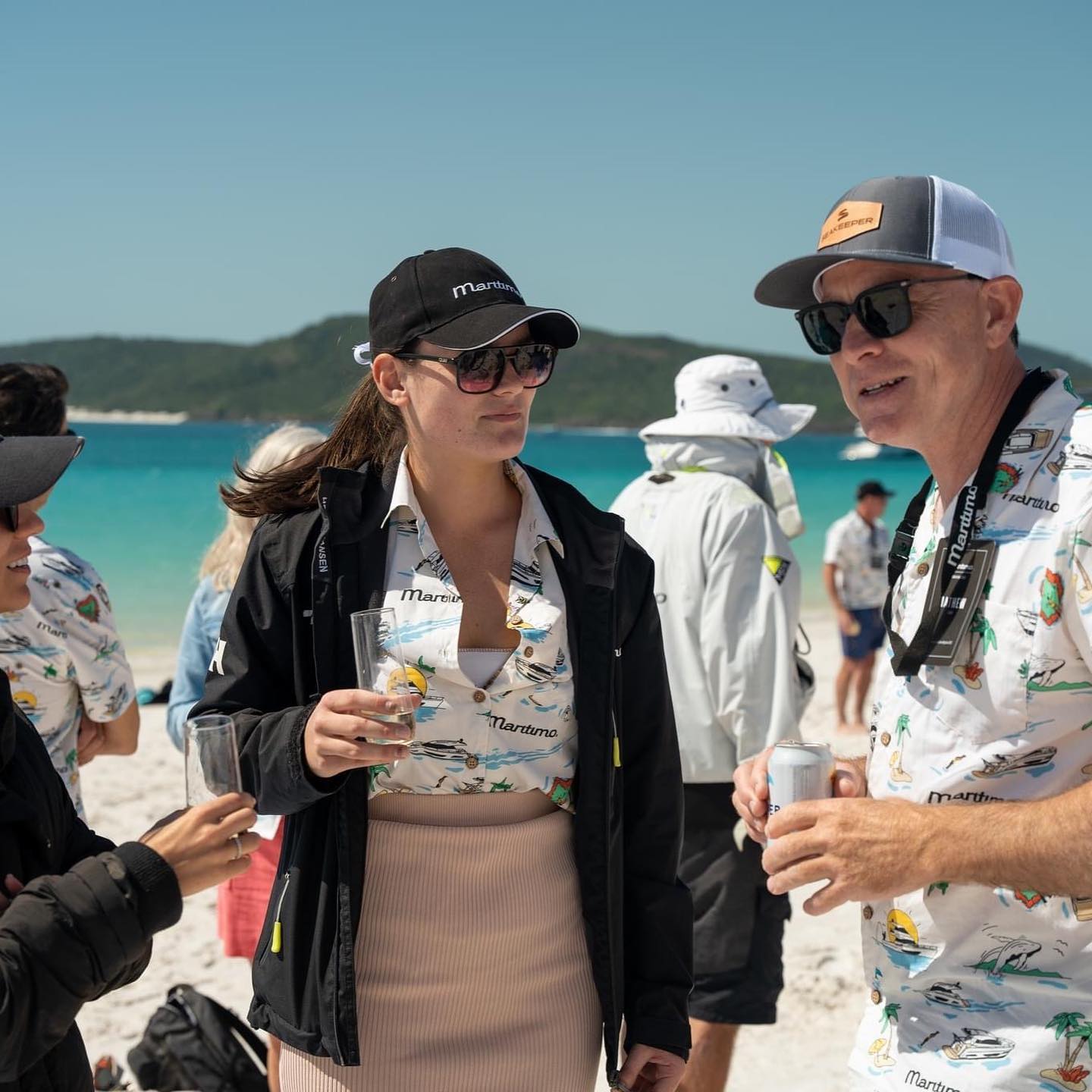 Maritimo Luxury Yachts, GC - Customised Uniforms & Merch designed exclusively for an owners event on Hamilton Island, QLD. 