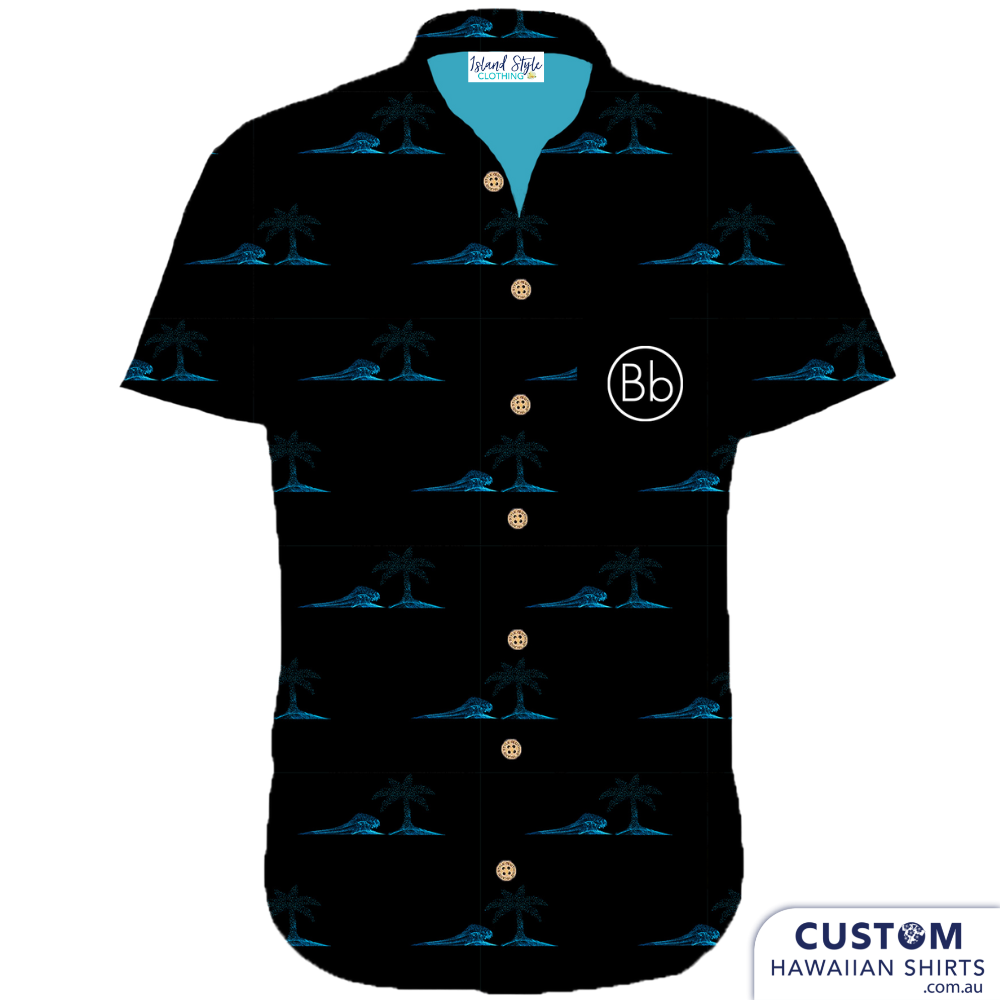 These stylish shirts were designed for Blackbook A.I. Summit held in Sydney - Custom Uniforms 100% Cotton Hawaiian Shirts 