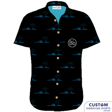 These stylish shirts were designed for Blackbook A.I. Summit held in Sydney - Custom Uniforms 100% Cotton Hawaiian Shirts 