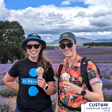 Classic Aussie-designed CONQR - QLD Contingent to Apple Isle Moot. These amazing troop designed these cool Rovers shirts themselves.  100% cotton Custom Hawaiian Shirts