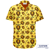 Loyola Lions - School Team Uniforms. Personalised Apparel. Custom Hawaiian Shirts, Bespoke personalized clothing.