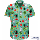 Mackay Surf Life Saving Club in Queensland wanted some new custom uniforms featuring their iconic lighthouse, palms, rescue boards, hibiscus flowers, their logo and their sponsors logo 'Urbex'.