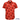 a red custom hawaiian shirt with palm trees on it
