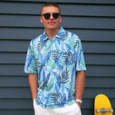Coastal Breeze - Mens Golf Polo Shirt