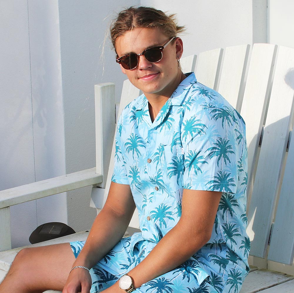 Island Blues - Mens Hawaiian Shirt