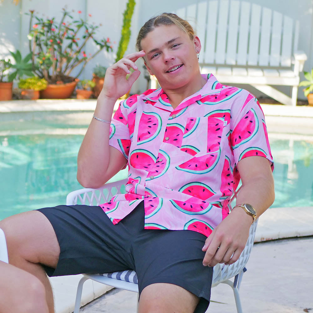 watermelon Hawaiian shirt