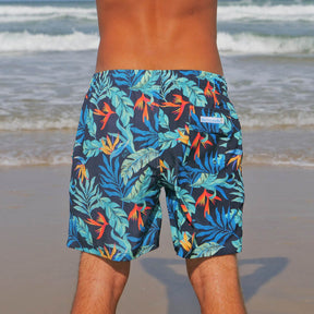 Jungle Fever Mens Hawaiian Stretch Swim Shorts