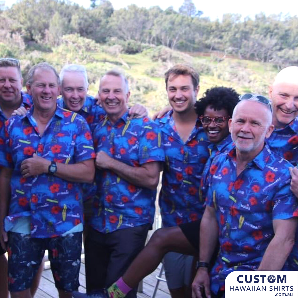 These stand-out custom shirts were designed for Point Lookout&nbsp;Surf Life Saving Club.
