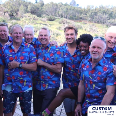 These stand-out custom shirts were designed for Point Lookout&nbsp;Surf Life Saving Club.